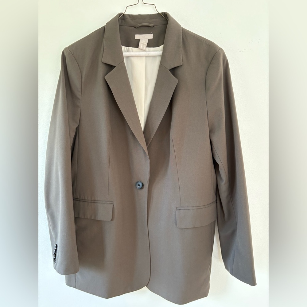 H&M Gray Women's Suit Jacket